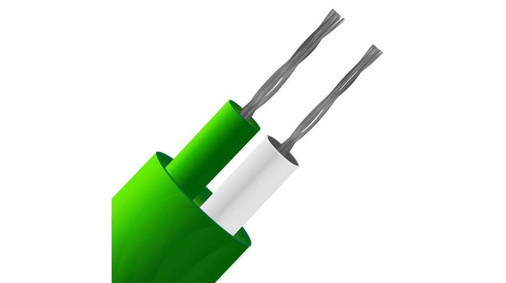 Thermoelementkabel, ungeschirmt Typ K-Thermoelemente 25m 105°C